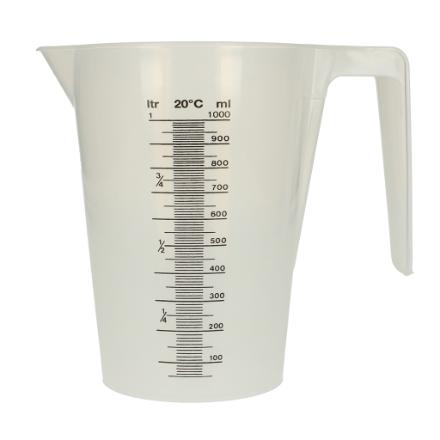 2504457 Pahar gradat din polipropilenă 1 L