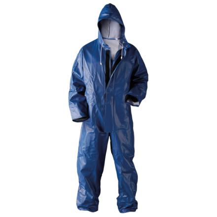 (English) 5607013S-XL Dolfing Coverall Ugie PVC blue, size XL