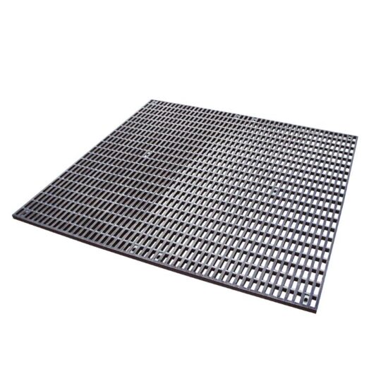 4504665 Covor din cauciuc anti-alunecare, drept 100 x 100 cm