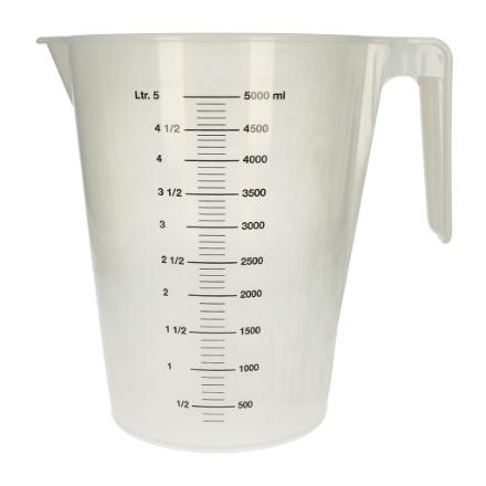 4507991 Pahar gradat din polipropilenă 5 L