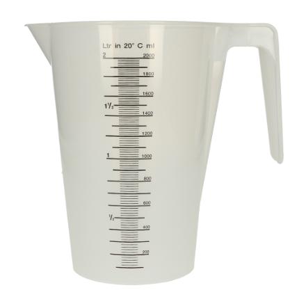 4505757 Pahar gradat din polipropilenă 2 L